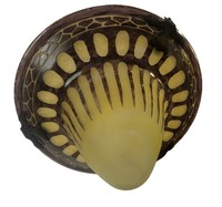 Charles Schneider Cameo Glass Chandelier or Pendant Ceiling Light